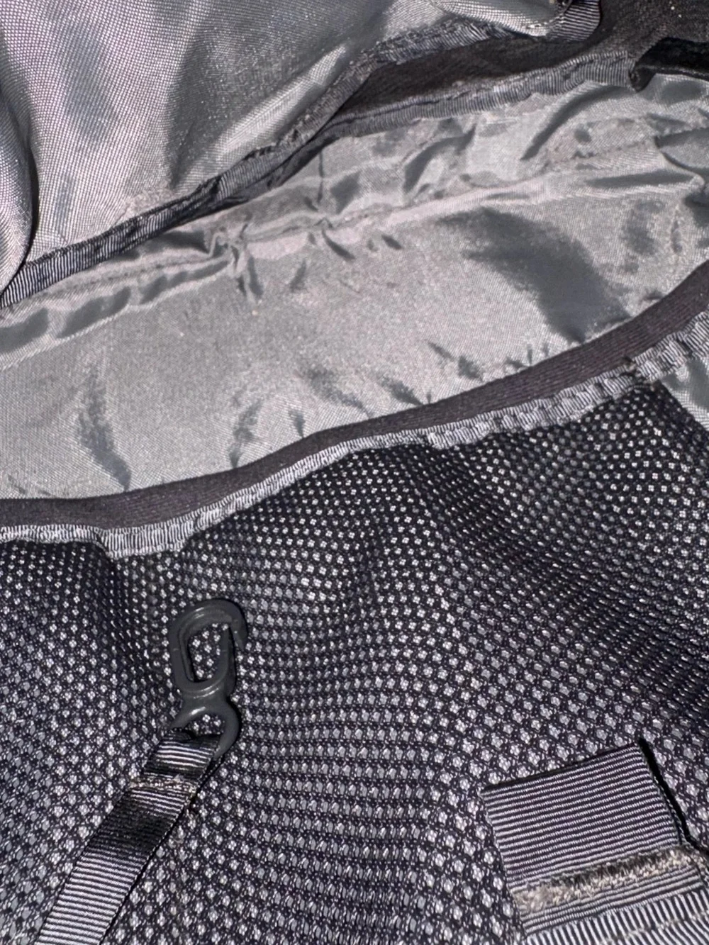 The North Face - Borealis Backpack with blue bungee cords.